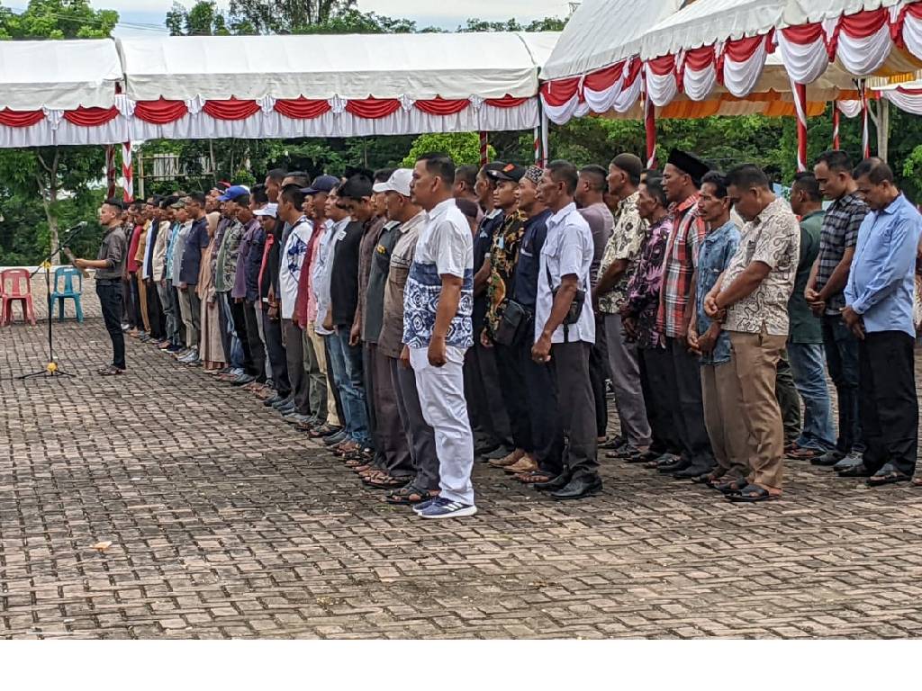 Besok Dilantik, 152 Kades Terpilih Aceh Barat Daya Ikuti Gladi Resik