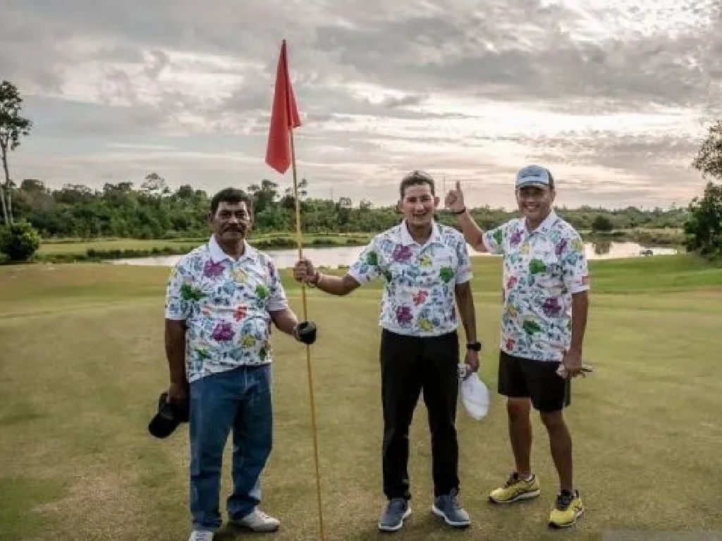 Buka Wisata Golf Belitung, Sandiaga Uno: Saya Lihat Peluang Singapura dan Malaysia