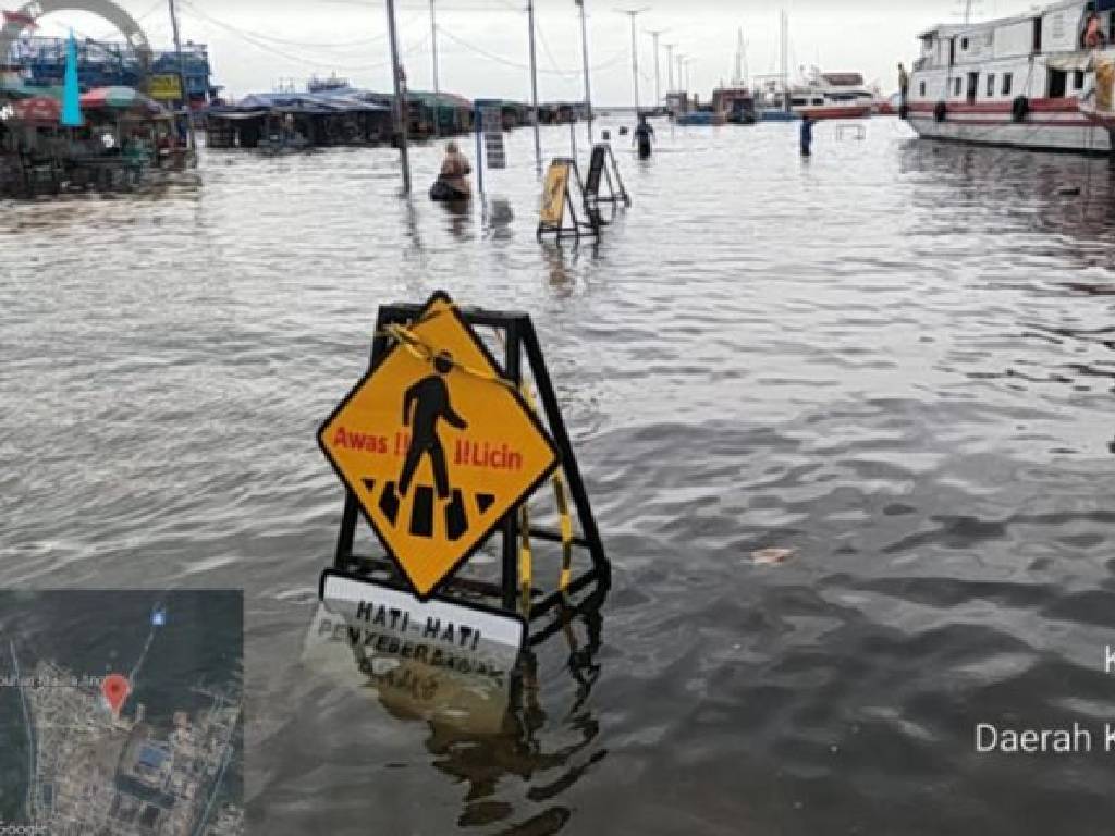 Efek Gerhana Bulan Total, BPBD DKI Minta Warga Jakut Waspadai Banjir Rob