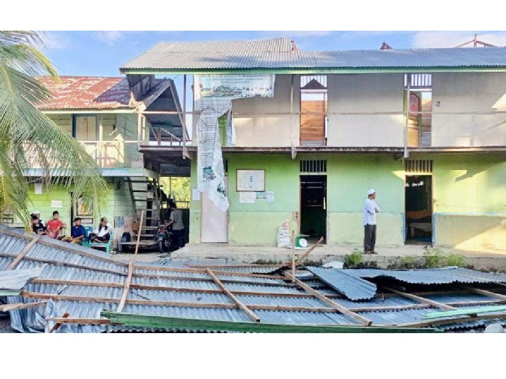 BPBD Pidie Catat Angin Kencang Rusak 35 Bangunan di Aceh