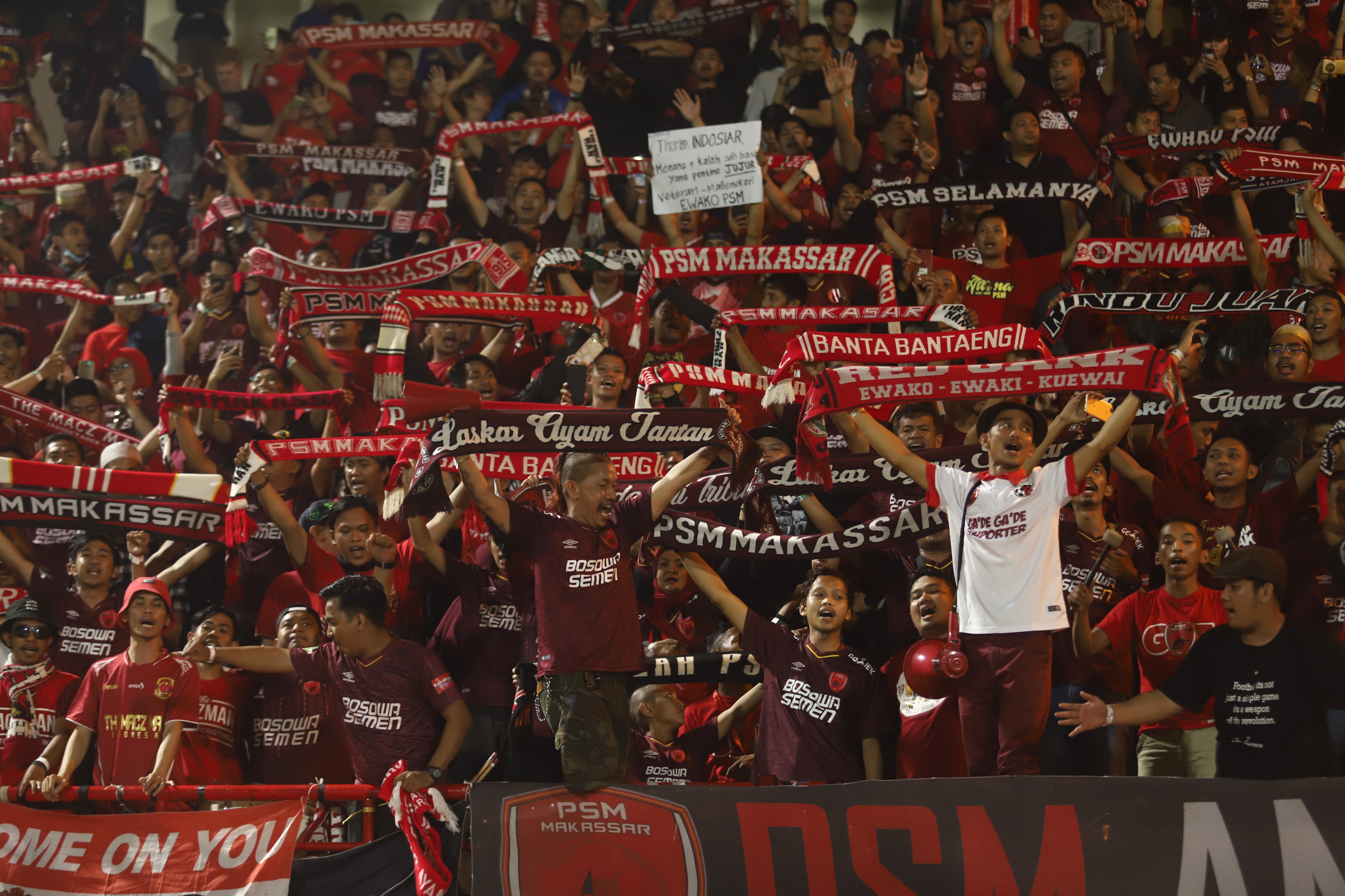 Ratusan Suporter PSM akan Hadir di Stadion pada Laga Uji Coba Melawan Persita Tangerang