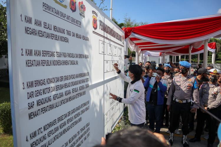Deklarasi Anti Geng Motor, Sekda: Pemkot Cirebon Turut Lakukan Pembinaan