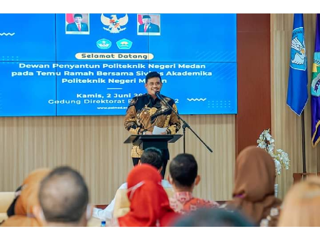 Bobby Nasution Diangkat Menjadi Ketua Dewan Penyantun Polmed