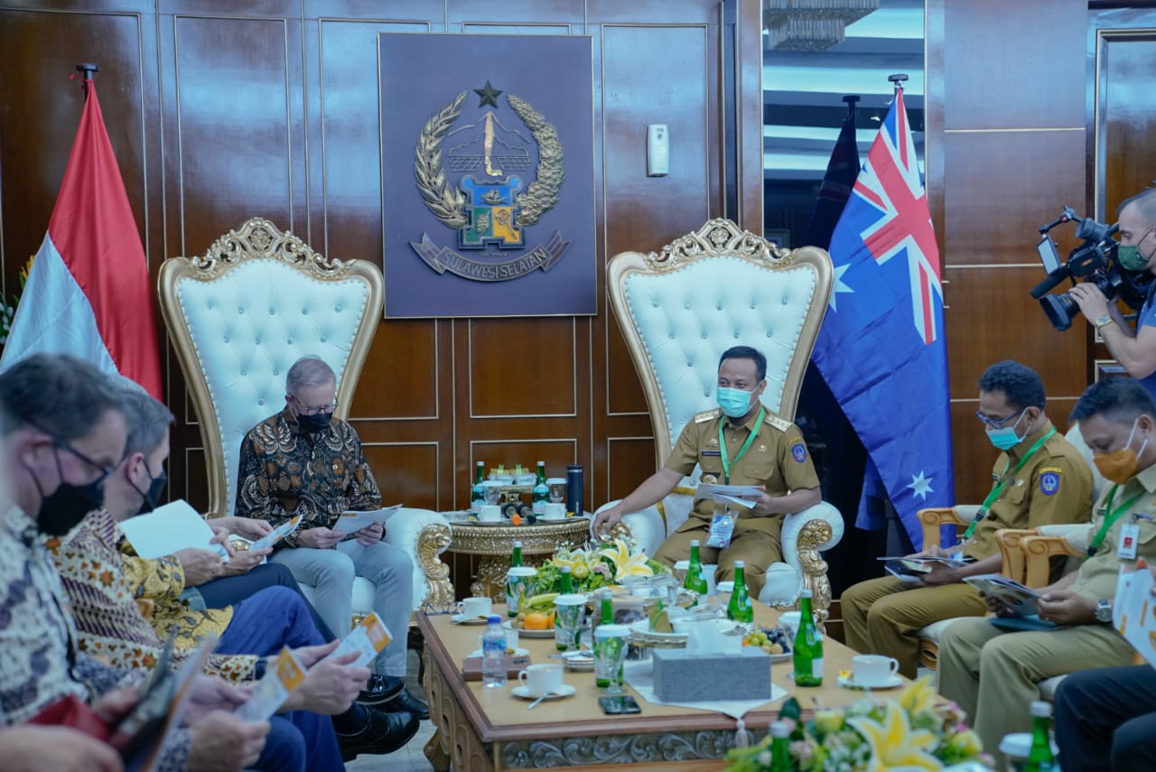 Usai Bertemu Presiden Jokowi, PM Australia Berkunjung ke Sulsel