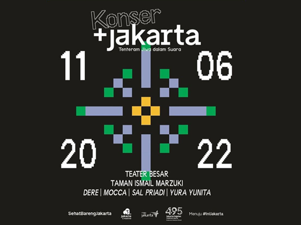 HUT Jakarta ke-495, Yura Yunita hingga Mocca Isi Konser Gratis di Taman Ismail Marzuki