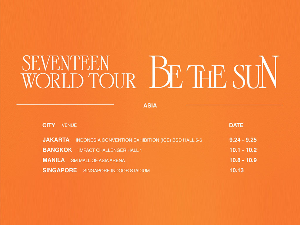 Datang ke Indonesia, Boyband Seventeen Bakal Konser di ICE BSD 