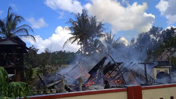 Kerugian Akibat Kebakaran di Polman Mencapai Ratusan Juta Rupiah