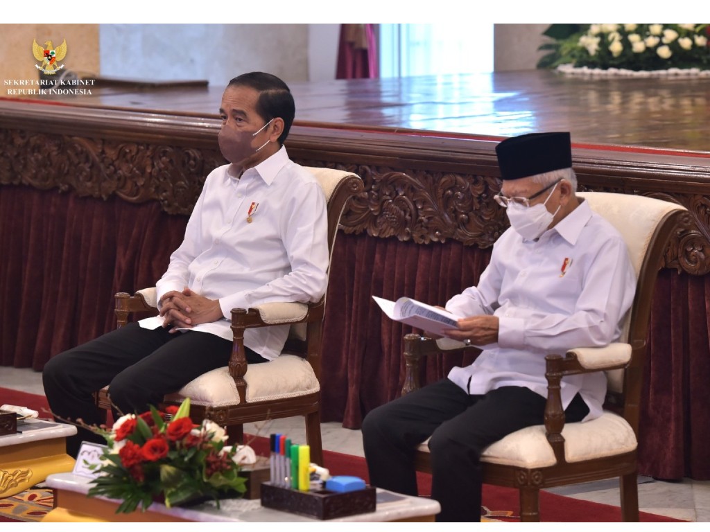 Presiden Jokowi dan Wapres Ma'ruf Amin Kompak Ucapkan Selamat Natal 2022