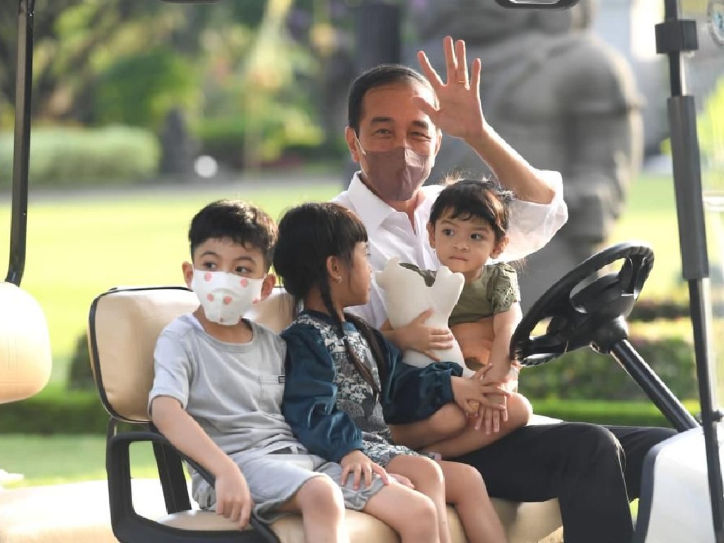 Hari Ulang Tahun ke-61, Jokowi Bagikan Foto Bahagianya Momong Cucu