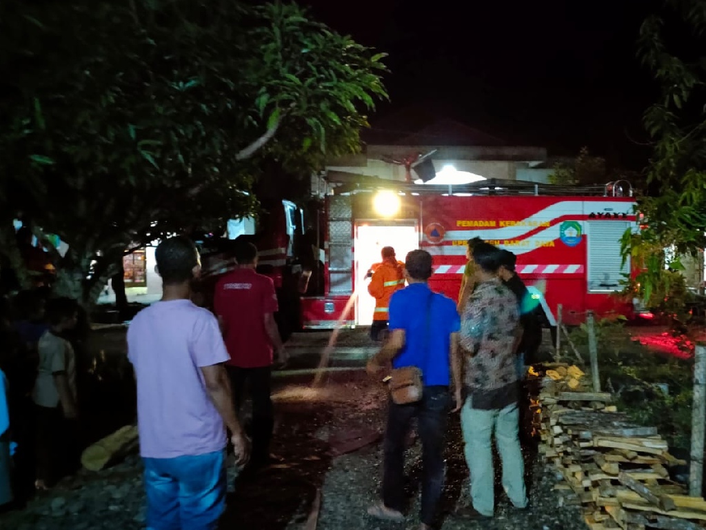 Warga Kaget, Api Lahap Satu Rumah di Aceh