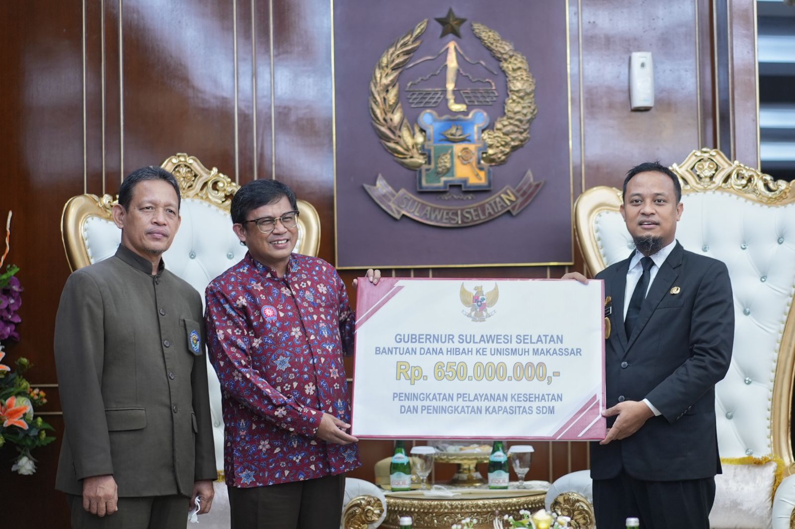 Unismuh Makassar dapat Bantuan Dana Hibah Rp 650 Juta dari Pemprov Sulsel