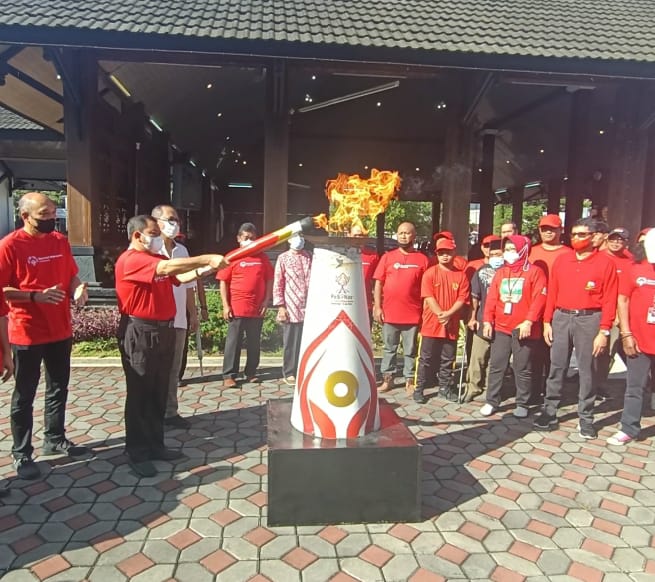 Penerimaan Estafet Obor PeSONas di Kabupaten Semarang