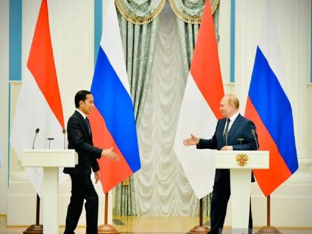 Jokowi Tegaskan di Depan Putin Siap Jembatani Perdamaian Rusia-Ukraina