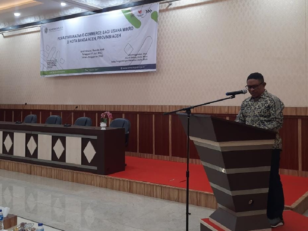 Gandeng Kemenkop UKM, Rafli Optimalkan E-Commerce Bagi Usaha Mikro di Aceh