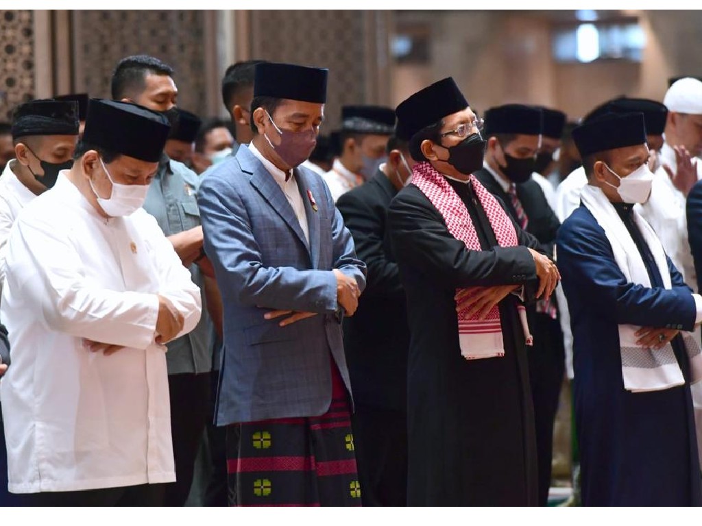 Presiden Jokowi Laksanakan Salat Iduladha di Masjid Istiqlal
