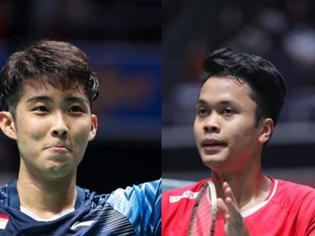 Duel Ginting Vs Loh Kean Yew di Semifinal Singapore Open 2022
