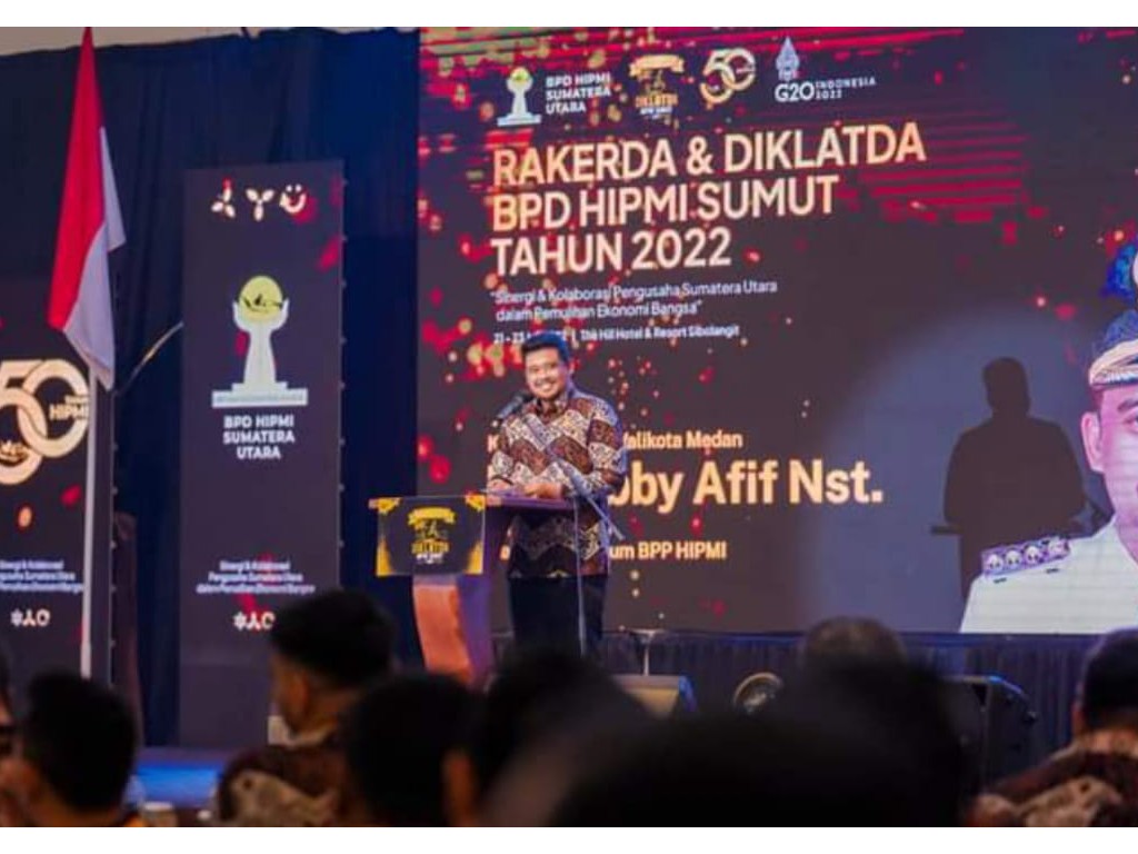 Bobby Nasution Harap HIPMI Bantu Geliatkan Ekonomi di Medan