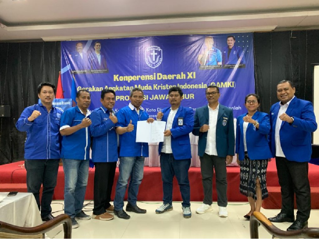 Arnold L Panjaitan Terpilih Sebagai Ketua DPD GAMKI Jawa Timur