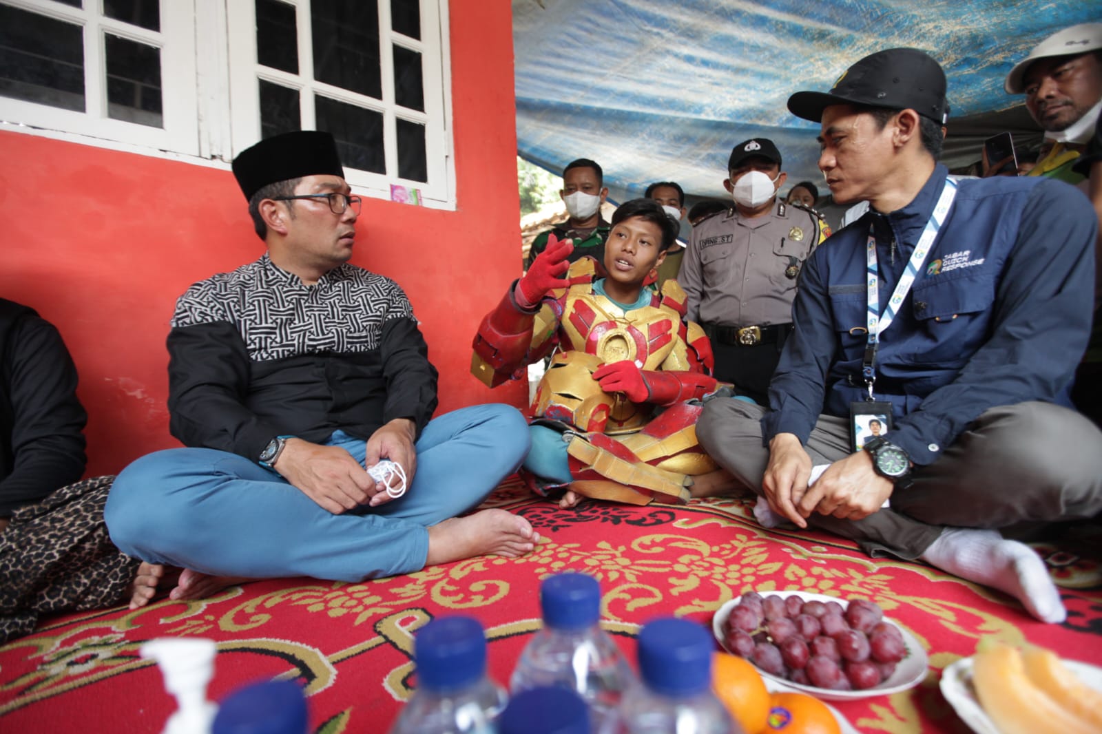Ridwan Kamil Bertemu Ironman Asal Cirebon
