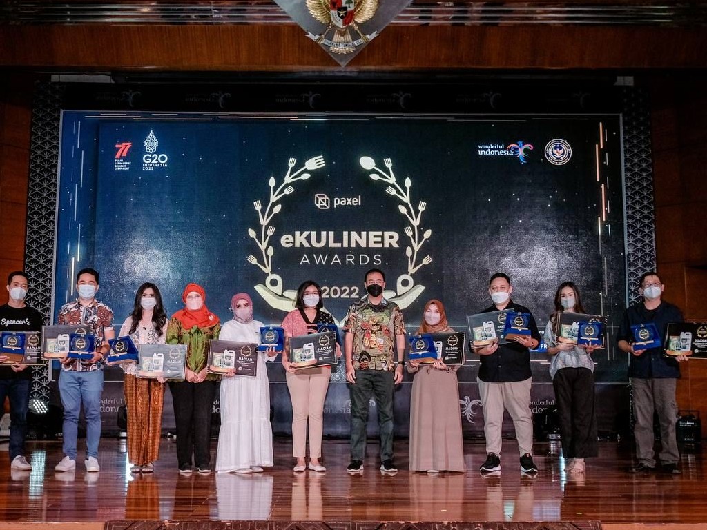 18 Pelaku UMKM Kuliner Terima Penghargaan dari Ajang eKuliner Awards 2022
