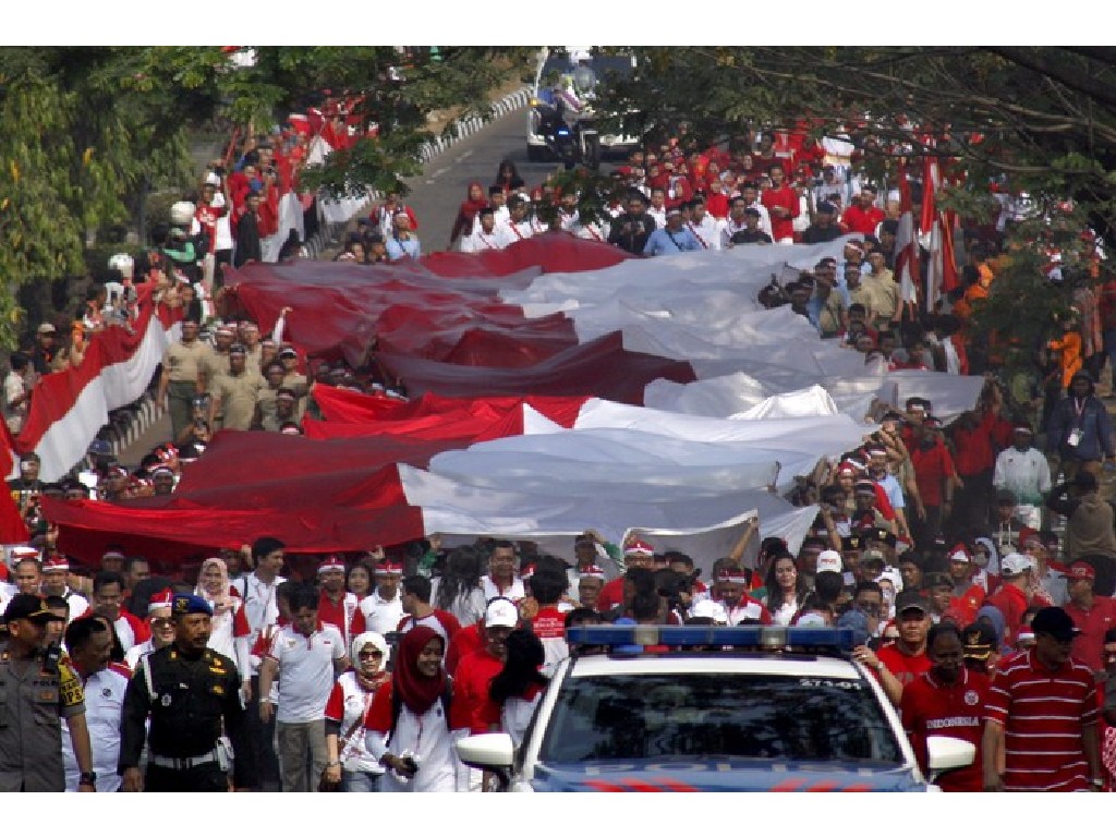 17 Agustus Ini Ada Arak-arakan Bawa Bendera Merah Putih dari Monas ke Istana