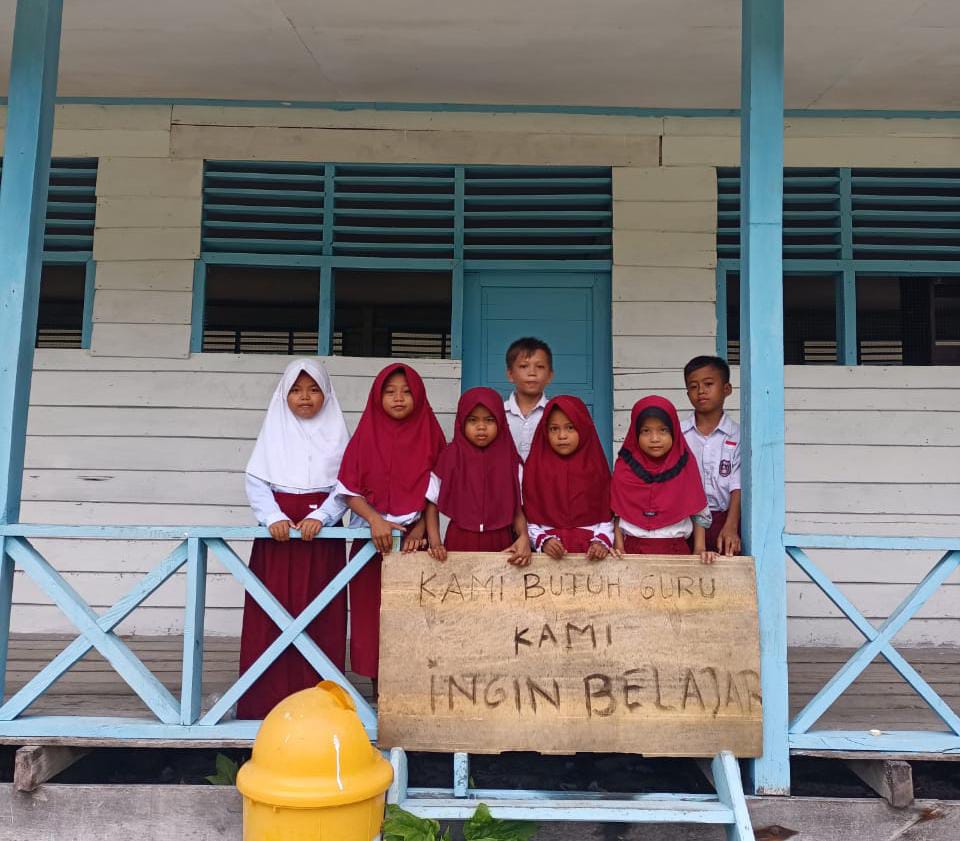 Jarang Belajar, SDN Pulau Saboyang Mamuju Butuh Guru