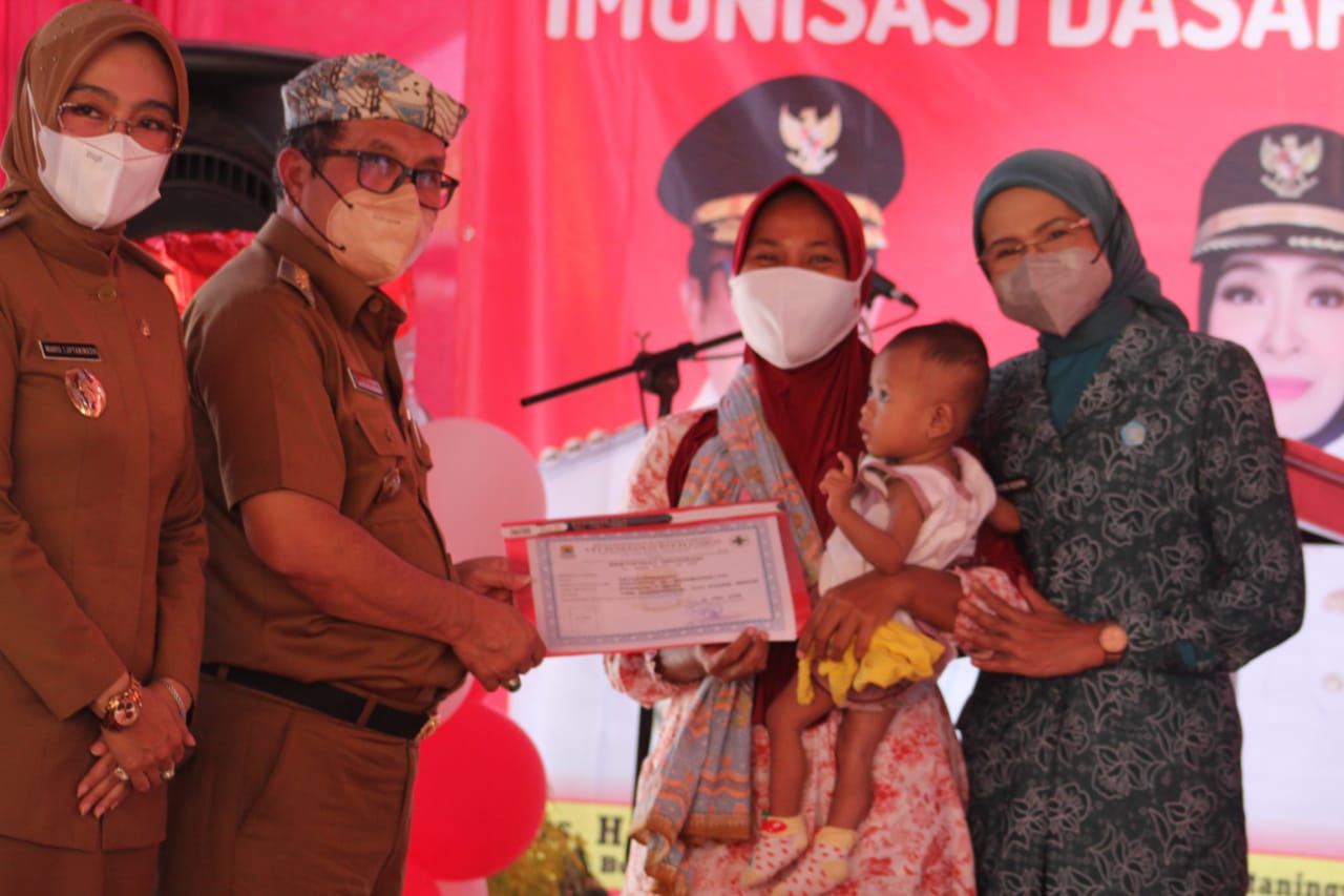 Monitoring BIAN, Bupati Cirebon Ingatkan Pentingnya Imunisasi