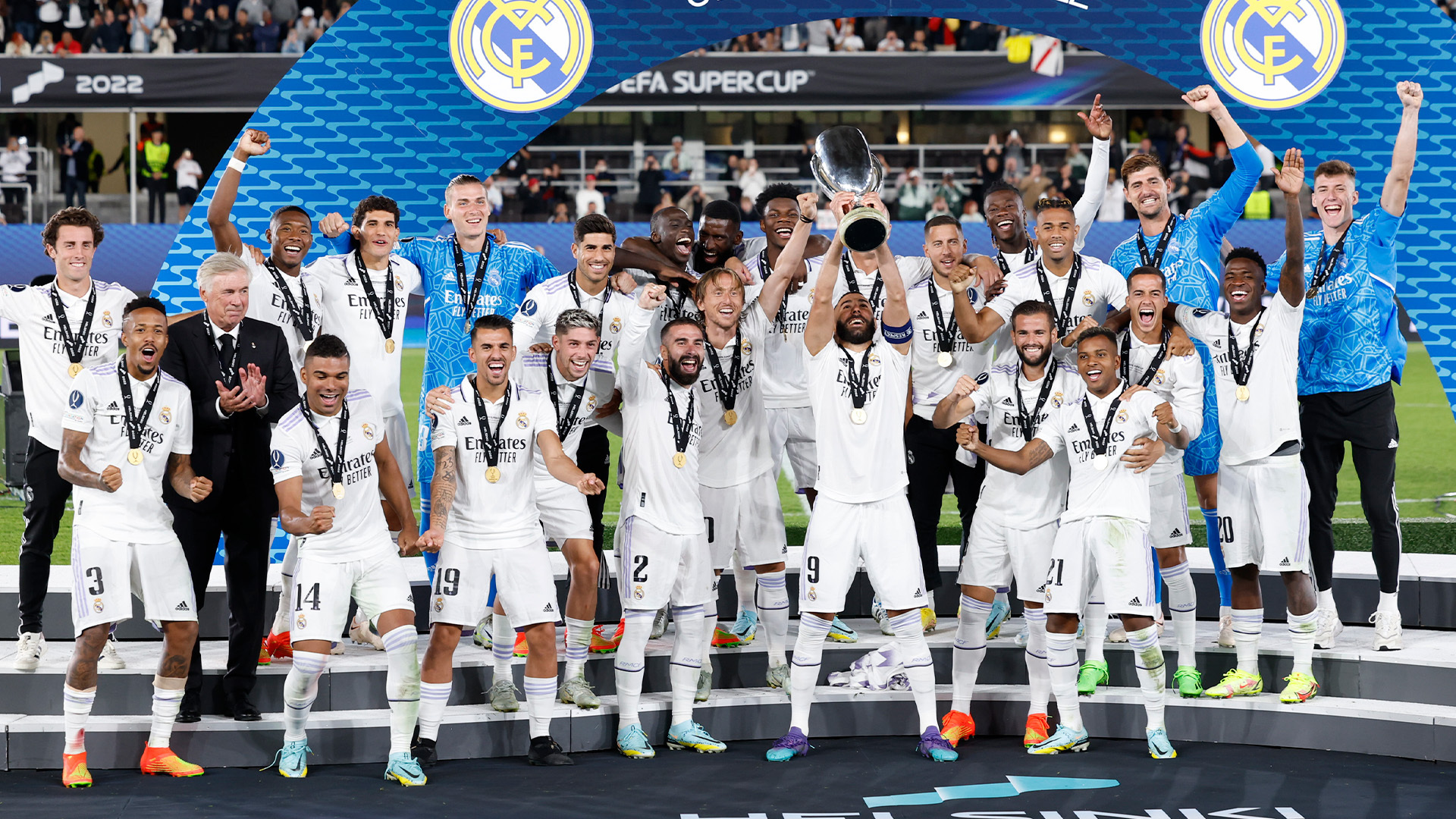 Kalahkan Eintracht Frankfurt, Real Madrid Juara Piala Super Eropa 2022