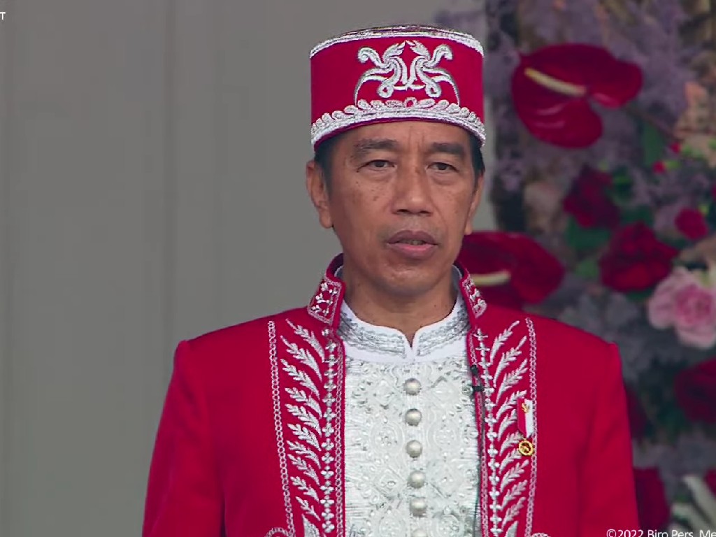 Presiden Jokowi Jadi Inspektur Upacara HUT RI ke-77