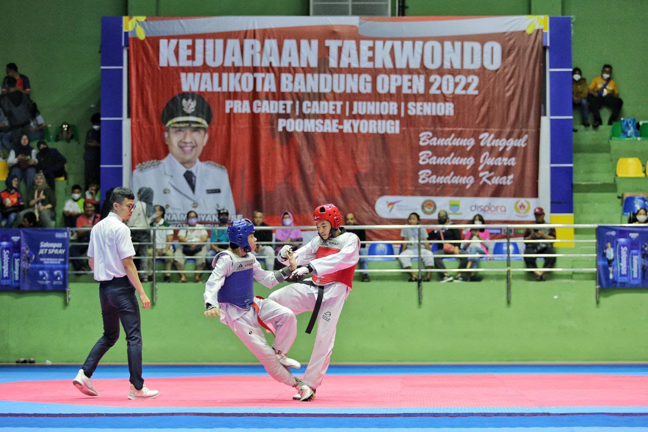 1.500 Taekwondoin Ikut Wali Kota Bandung Cup 2022