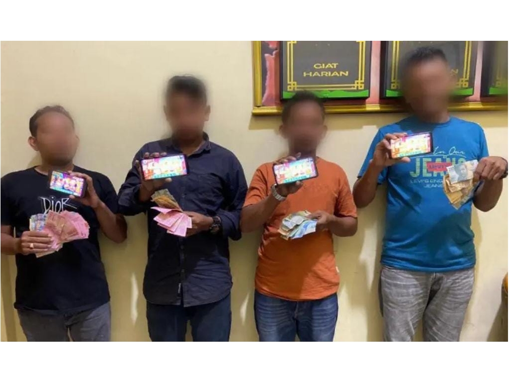Sedang Transaksi Koin Gim Higgs Domino, Polisi Tangkap Empat Pria di Aceh