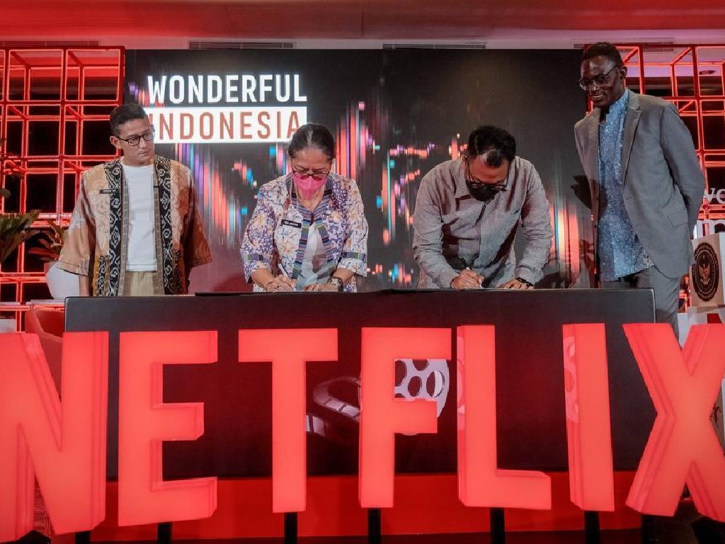 Kemenparekraf-Netflix Kerja Sama Promosi Pariwisata dan Pengembangan Film