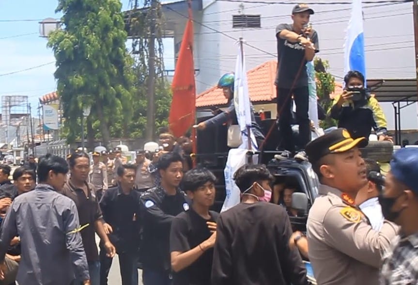 Demo Kenaikan BBM, Polisi di Aceh Barat Amankan 11 Pengunjuk Rasa