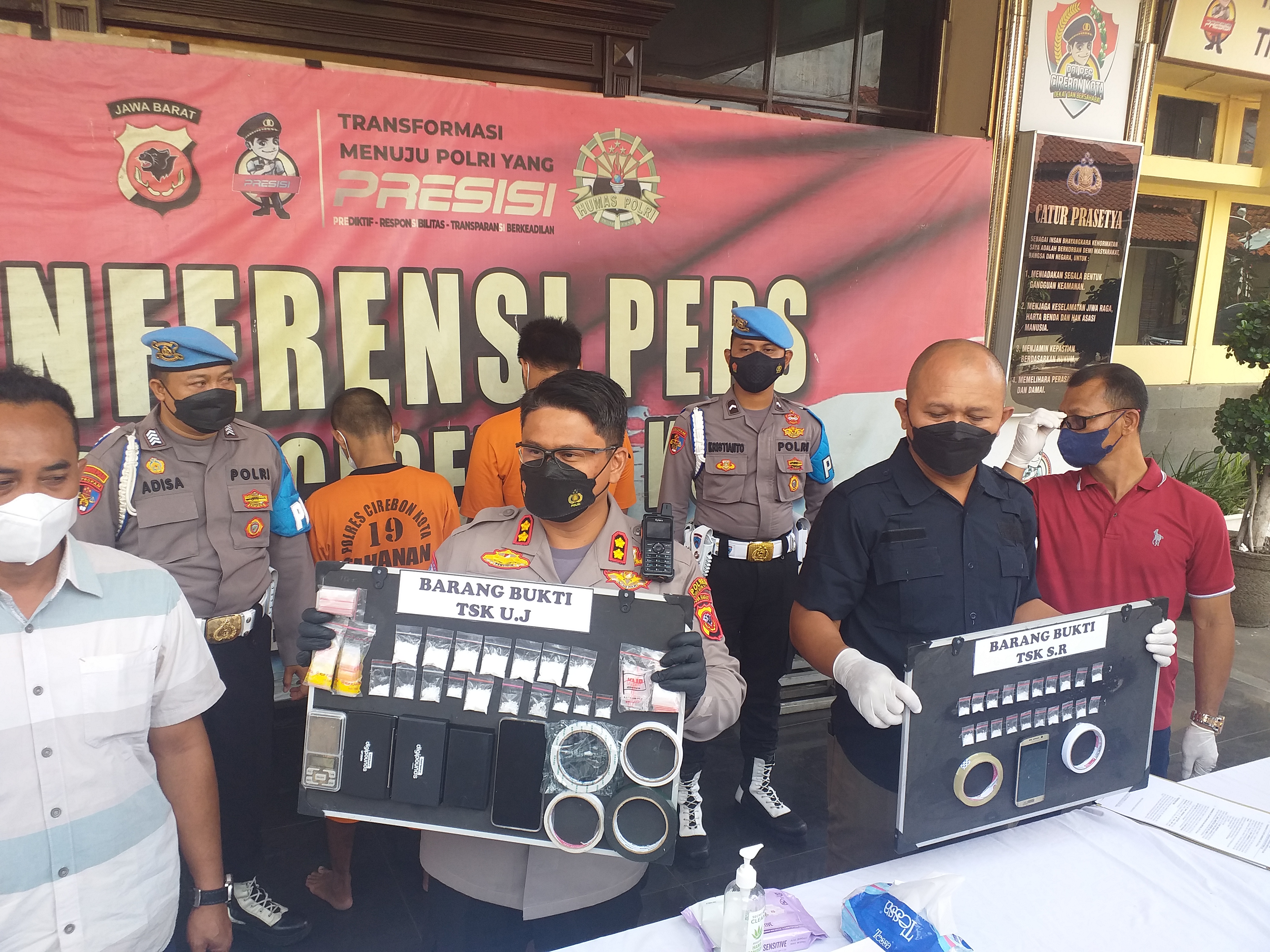 Sat Narkoba Polres Cirebon Kota Ringkus Pengedar Narkoba Jaringan Lapas Gintung