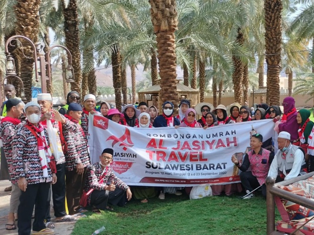 45 Jemaah Umrah Al Jasiyah Sulawesi Barat Tiba di Madinah