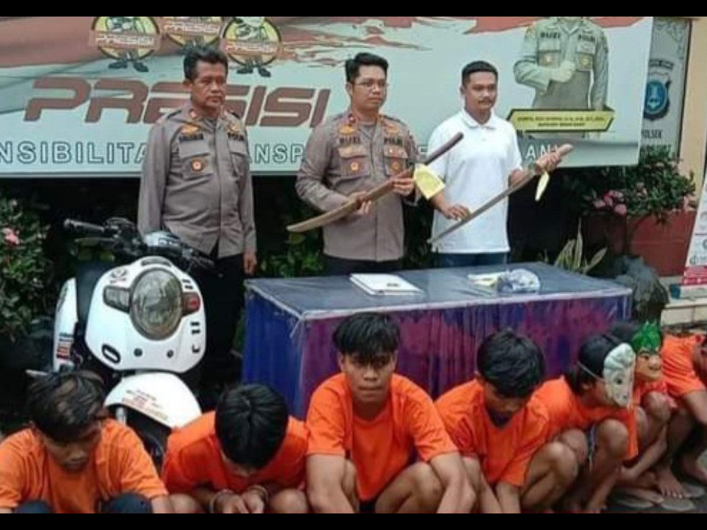 Pentolan Geng Motor Ezto Uyot dan Anggotanya Tak Berkutik Ditangkap Polisi Medan