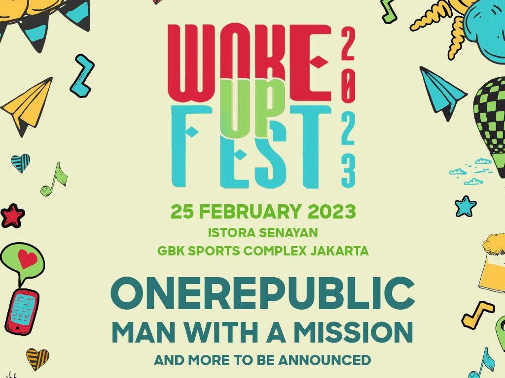 OneRepublic Bakal Manggung di Jakarta Lewat Woke Up Fest 2023