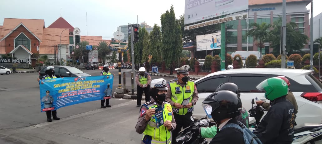 Operasi Zebra Lodaya 2022, Sat Lantas Polres Cirebon Kota Tindak 750 Pelanggar
