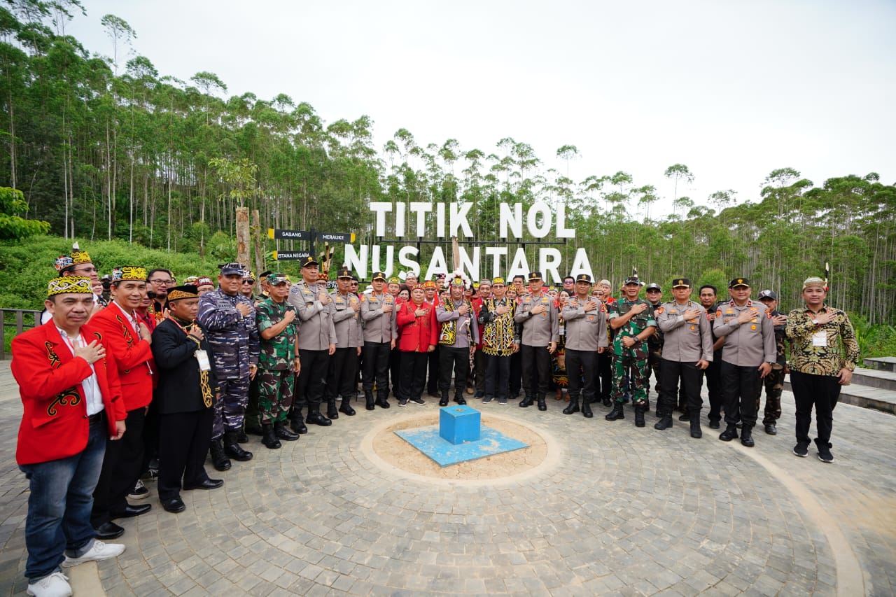 Majelis Adat Dayak dan Polri Sinergi Berkomitmen Kawal Pembangunan IKN