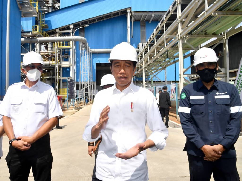 Presiden Jokowi: Smelter Baru PT Timah Tunjukkan Keseriusan Hilirisasi