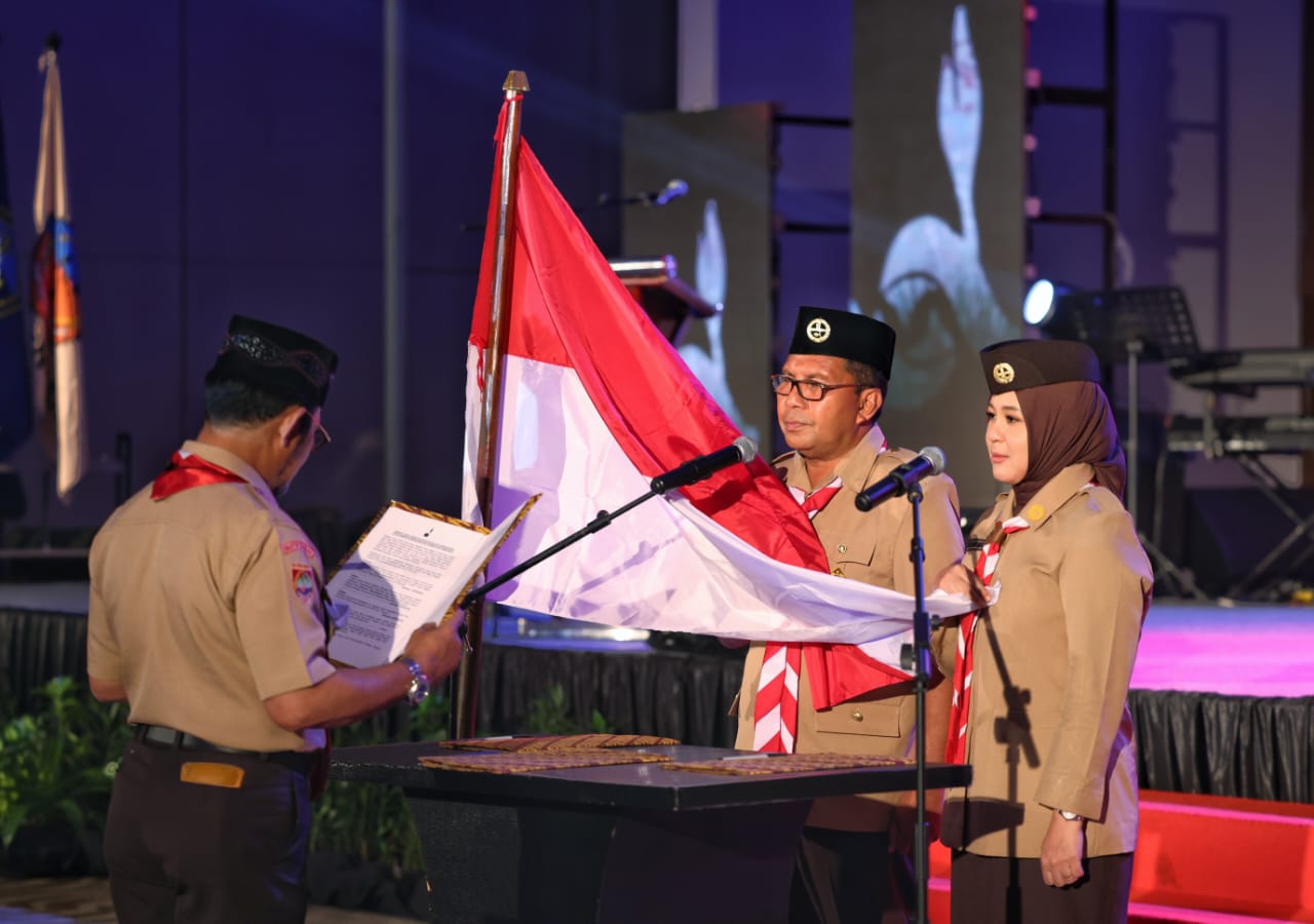 Wali Kota dan Wakil Wali Kota Makassar Jabat Ketua Mabicab dan Ketua Kwarcab Pramuka