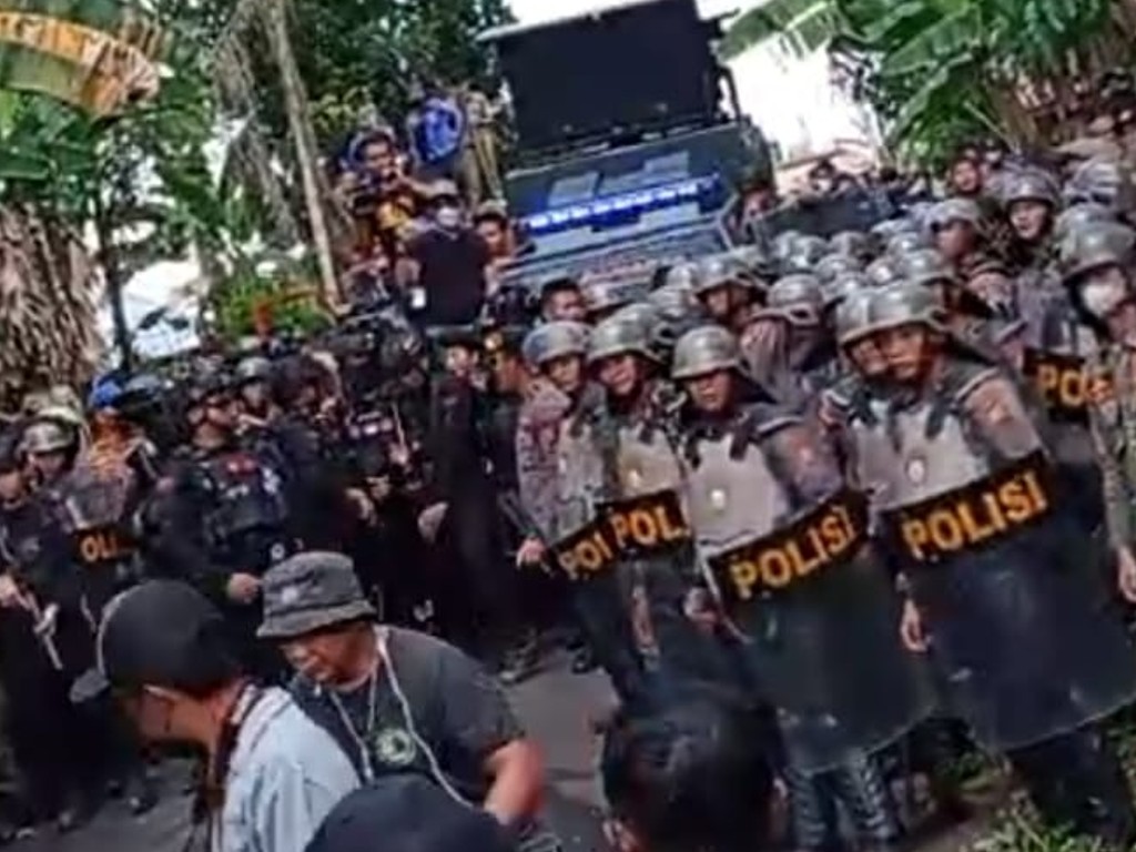 Konflik Lahan di Minahasa, Puluhan Petani dan Mahasiswa Diamankan Polisi