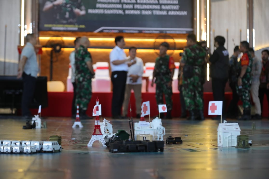 Menuju KTT G20 Indonesia, Menko Luhut Cek Kesiapan Lokasi Tactical Floor Game