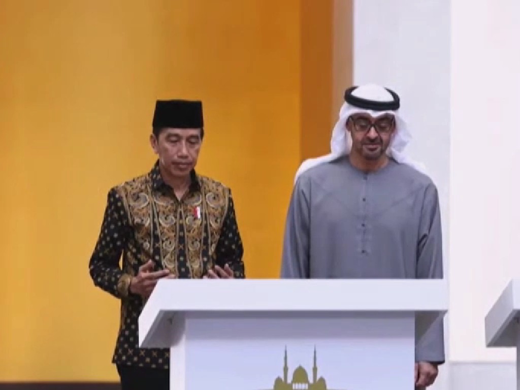 Presiden Jokowi dan MBZ Resmikan Masjid Raya Sheikh Al Zayed di Surakarta