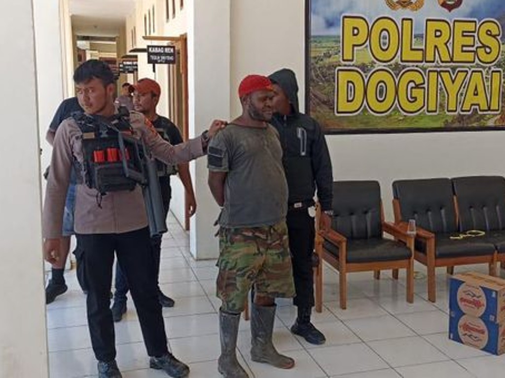 Otak Kerusuhan di Dogiyai Papua Tengah Ditangkap, Ini Tampangnya