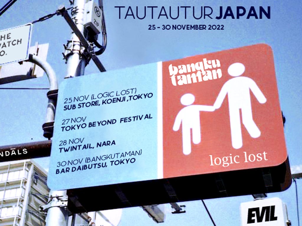 Bangkutaman Boyong Logic Lost di Tur Konser TauTauTur Edisi Jepang