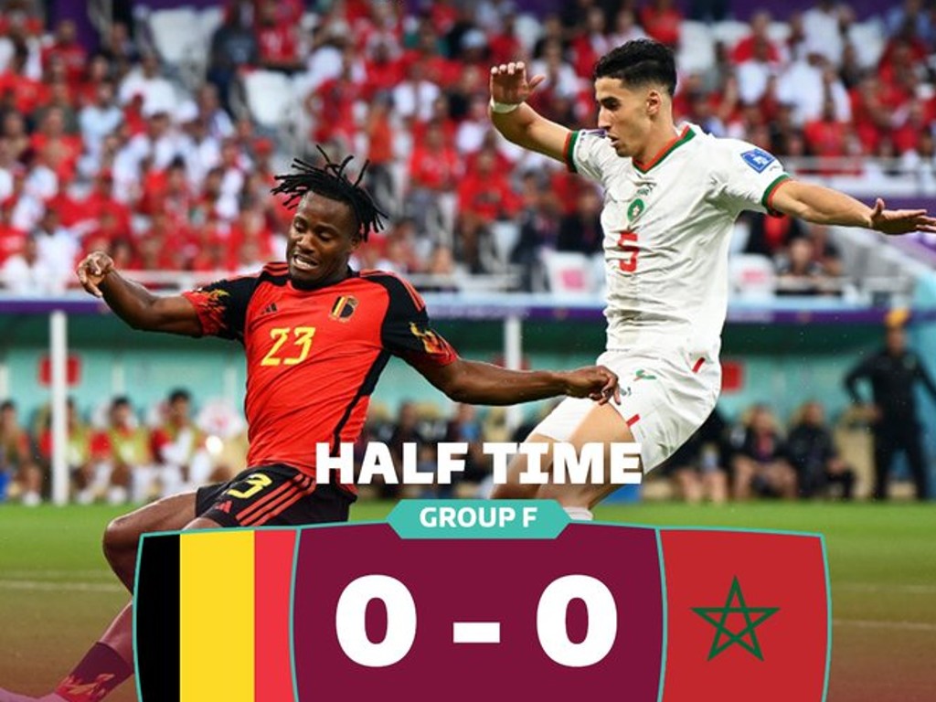 Babak Pertama Belgia vs Maroko Imbang 0-0, Gol Ziyech Dianulir