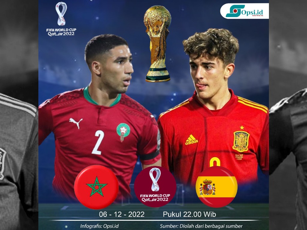 Duel 16 Besar Piala Dunia 2022, Prediksi Pemain Spanyol vs Maroko