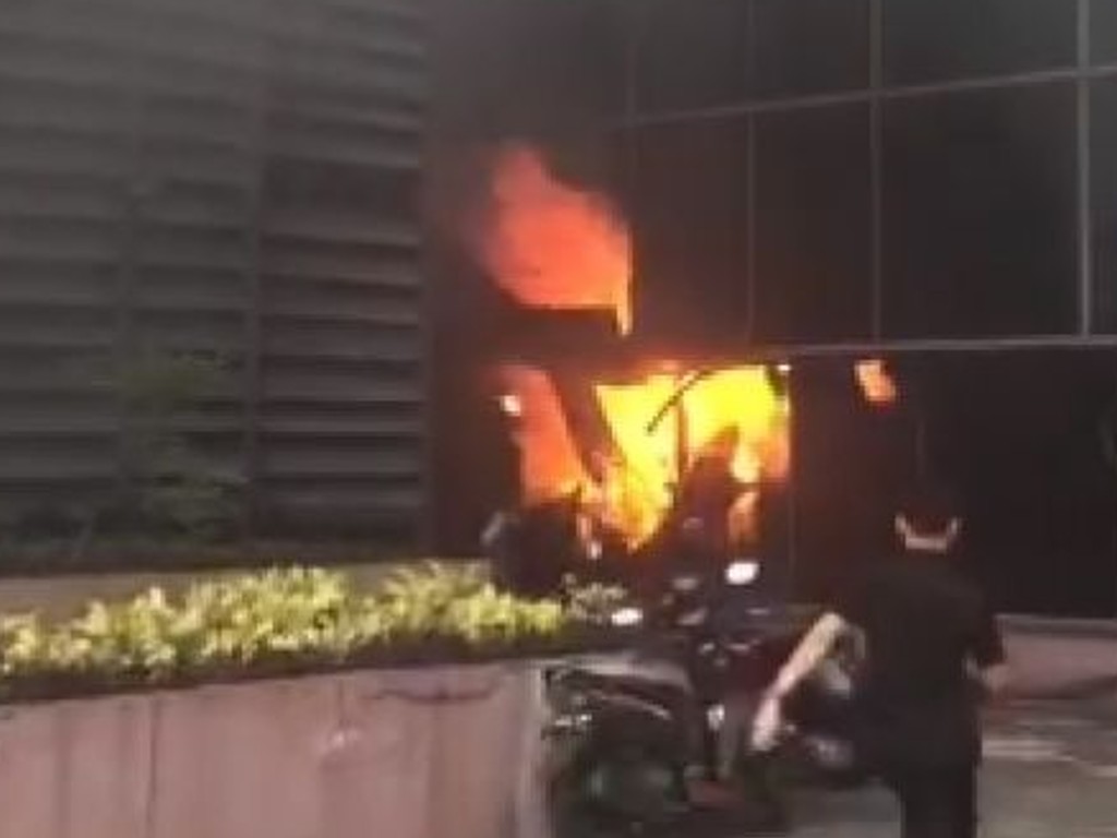 Lantai Lima Gedung Kemenkumham RI Terbakar