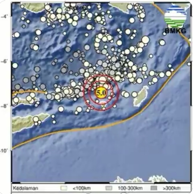 Maluku Tenggara Barat Diguncang Gempa Bumi Magnitudo 5.0